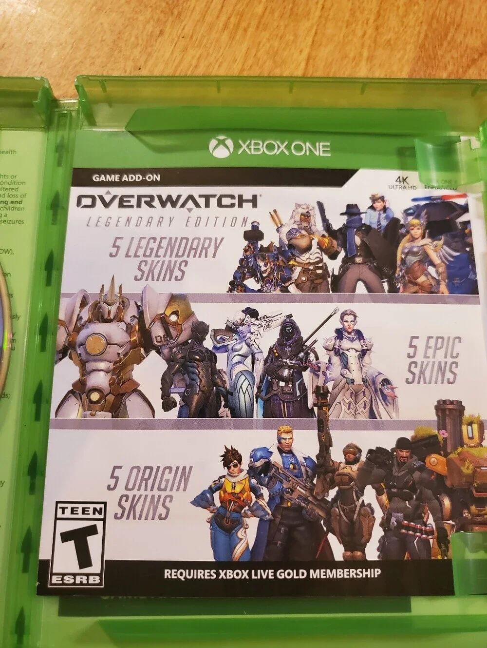 Overwatch - Legendary Edition - Xbox One - CIB Complete in Box with Code Sheet